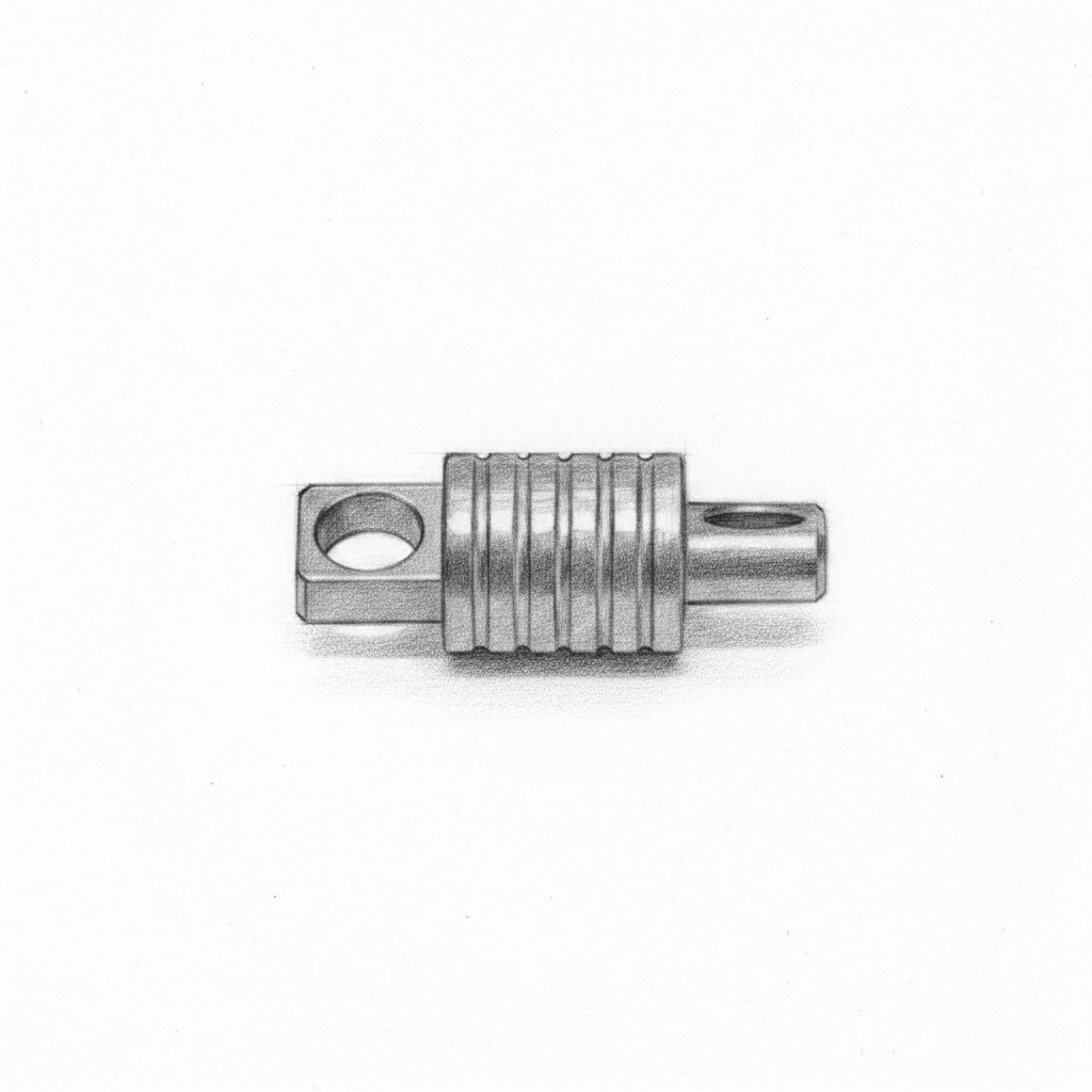 AVERX Titanium Swivel lightweight EDC carry close-up angle