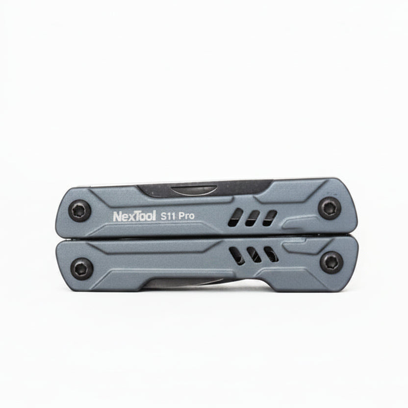 AVERX Stainless Steel Mini Nextool Pro tools deployed overhead
