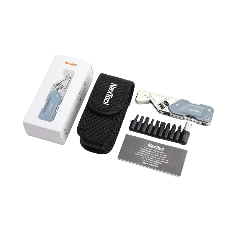 AVERX Stainless Steel Nextool Micro Wrench slim EDC profile angle