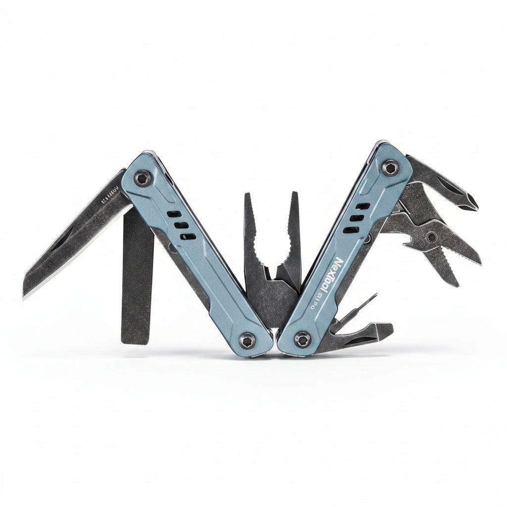AVERX Stainless Steel Mini Nextool Pro multi-tool front view
