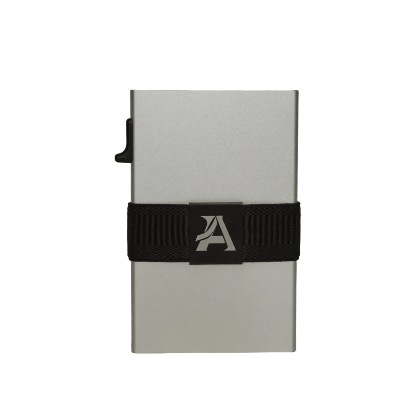 THE ALUMINUM CARD WALLET - AVERX GearAVERX Aluminum Card Wallet black matte finish side edge profileAVERX GearBlack