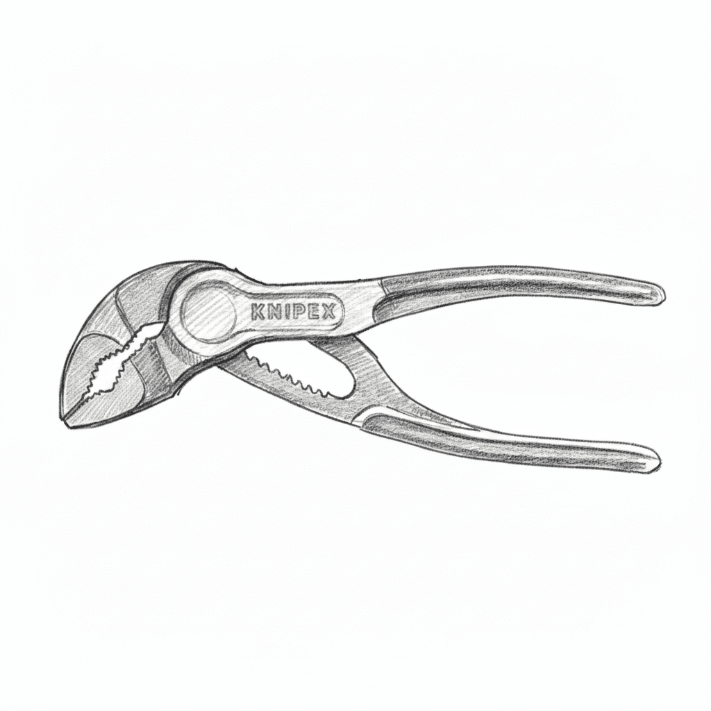 THE KNIPEX COBRA XS - AVERX GearAVERX Chrome Vanadium Knipex Cobra XS EDC carry size overheadAVERX Gear