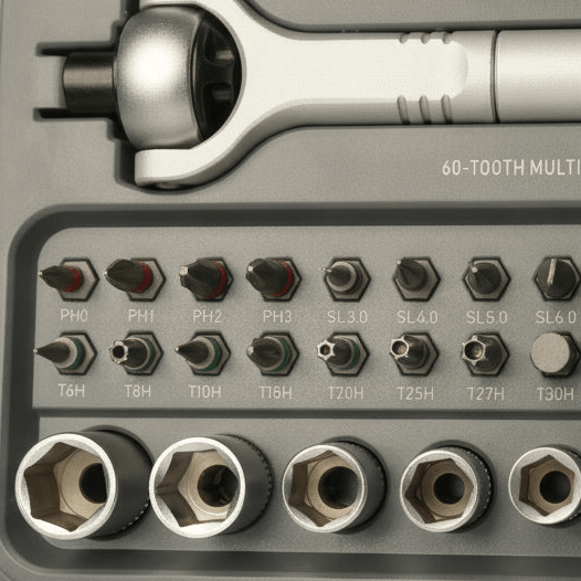 THE MAGNETIC SET - AVERX GearAVERX Steel Magnetic Set bit engagement close-up detailAVERX Gear