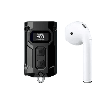 THE NITECORE TINI 3 - AVERX GearAVERX Aluminum Nitecore Mini 3 pocket clip detail close-upAVERX Gear