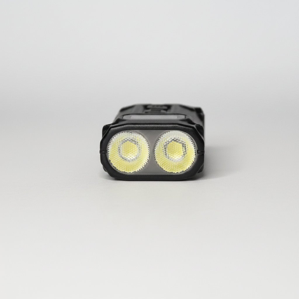 THE NITECORE TUP 2 - AVERX GearAVERX Aluminum Nitecore 2 tail switch and grip texture detailAVERX Gear